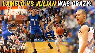 LaMelo Ball vs Julian Newman Got CRAZY LaMelo Gets TRIPLE DOUBLE In BIG DUB 🔥 [upl. by Hadnama]