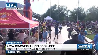 Crawfish King Cookoff happening during Live After Five [upl. by Thecla]