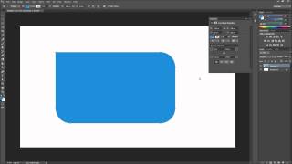 Photoshop Tutorial CC New Rectangle Corner Radius Options HD [upl. by Donall378]