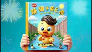 quotWaddle with the Pekin Duck 2  Fun Cartoon Nursery Kids Songquot with lyrics [upl. by Epps]