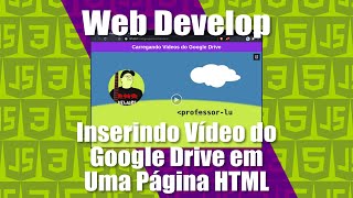 COMO INCORPORAR VIDEOS DO GOOGLE DRIVE EM SEU SITE  HTML CSS [upl. by Mariska]