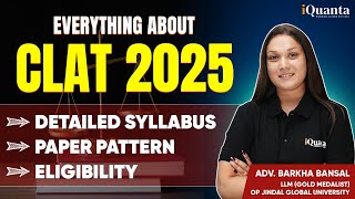 CLAT Syllabus 2025  CLAT UG Detailed Syllabus  CLAT Complete Syllabus [upl. by Engedi311]