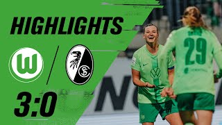 Souveräner Sieg mit Toren von Huth Popp und Beerensteyn  Highlights  VfL Wolfsburg  SC Freiburg [upl. by Kuhn]