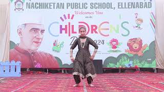 Solo Dance Performance  Childrens Day Celebration  Nachiketan Public School  Ellenabad [upl. by Madian600]