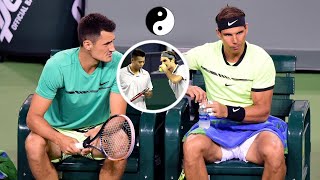 The Craziest Double Teams in Tennis Federer Nadal Djokovic [upl. by Atires]