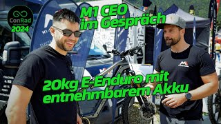 20kg Enduro mit Wechselakku😍 M1 Ceo im Gespräch [upl. by Nickles593]