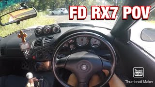 FD RX7 POV Turbo and Wastegate noises 400hp HD [upl. by Gosser]