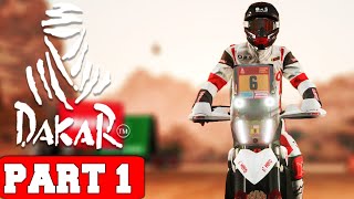 Dakar Desert Rally Gameplay Walkthrough Part 1  No Commentary PC FULL GAME [upl. by Annaxor100]