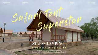 Amazing Glamping Tents  We Built SAFARI TENT for Hotel Resort [upl. by Bordiuk982]