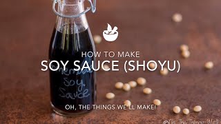 How to make Soy Sauce Homemade Shoyu [upl. by Assirolc]