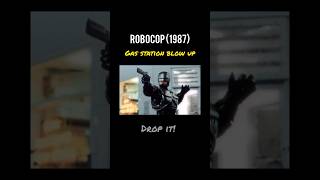 Robocop 1987  GAS STATION BLOW UP [upl. by Otrebla216]