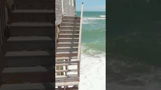 Houses on the Outer Banks in Rodanthe in danger of getting washed into the ocean [upl. by Tawney]