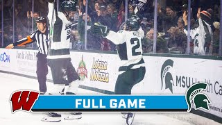 Wisconsin at Michigan State  Highlights  Big Ten Hockey  Nov 18 2023 [upl. by Attennaj]