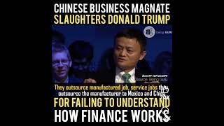 Jack ma on trump [upl. by Brunhild]