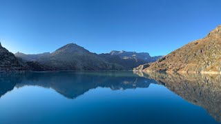 Dam of Emosson  the second largest artificial reservoir in Switzerland [upl. by Ettelliw]