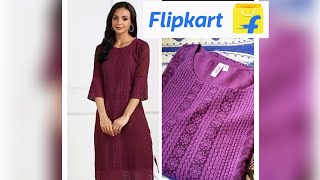 Flipkart lucknow chikankari kurti haul 🤩😍❤️ [upl. by Shermie]