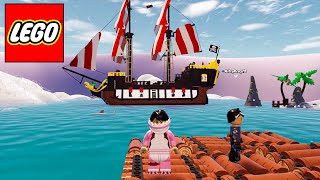 LEGO PIRATE SHIP MINI GAME IN FORTNITE CREATIVE [upl. by Tram921]