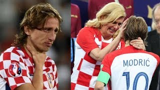 Luka Modric Crying  Croatian President hugging Luka Modric  FIFA 2018 [upl. by Dixon]