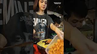 Omelette Rice Roll By Popular Omelette Lady Must Try Laos Fast Food [upl. by Anialram]