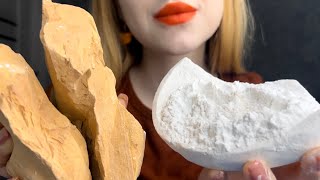 Очень пыльный хруст 😍😮‍💨 Глина Солнечная Мел  Крахмал ☁️  ASMR 🔊 [upl. by Allain]