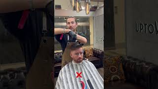 Barbering technique menshaircut barbershop hairstyle hairtutorial hairtransformation [upl. by Kurtis]