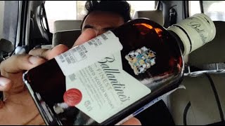 Ballentines Finest Scotch Hindi Review  Dont Drink and Drive  WATCH TILL END [upl. by Howenstein]