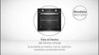 HORNO BEKO BBIM13300XD EMPOTRABLE 72L [upl. by Neehs]