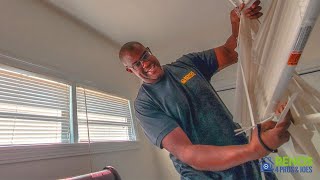 HOW TO SHORTEN BLINDS  Trimming Vinyl Window Blinds [upl. by Bridges]