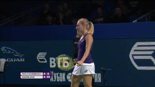 2016 Moscow Open Hot Shot  Daria Gavrilova [upl. by Alleunamme]