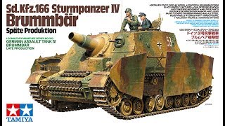 Building the all new 135 Tamiya Brummbar late [upl. by Ulrike]