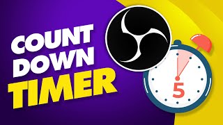 How to Add a Countdown Timer to OBS NEW WAY [upl. by Jez]