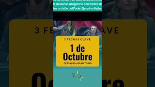 Después de 10 años por fin se reforma la LFT para establecer como descanso obligatorio el 1ooctubre [upl. by Yelir]