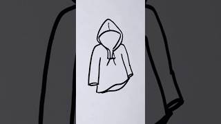 simple strokes how to draw a hoodie step by step easy drawing video tutorial for beginners artkids [upl. by Otrebogad101]