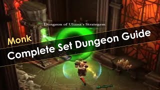 Diablo 3 Complete Monk Set Dungeon Guide Sunwuko Innas Ulianas Raiment [upl. by Teague708]