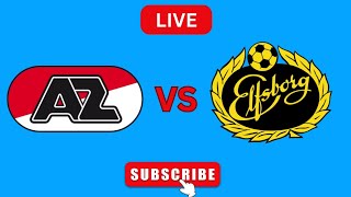 AZ Alkmaar Vs Elfsborg Live Match Today Scoreboard  Football 2024 [upl. by Annaiuq]