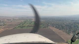 Landing to Petaluma Municipal Airport Petaluma CA [upl. by Aivull]