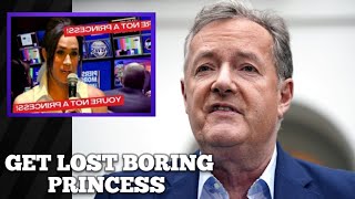 WALK OFF Meg SCREAMS In Fury After Piers Morgan REFUSES To Call Meghan A Princess On Live Show [upl. by Kaltman]