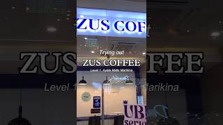 Cafe that uses rice straws zuscoffee ricestraw foodie explore [upl. by Pulcheria]