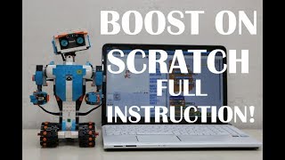 Lego Boost on Scratch  Буст на скретче [upl. by Orgalim820]