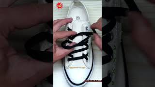 New Shoelace Fashion How To Tie Shoelaces Shoe Lacing Styles Shoelaces Shorts [upl. by Akisej]