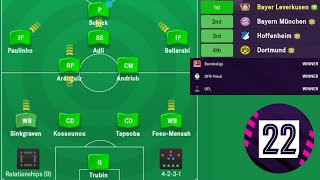 4231 winning treble first season  Football manager mobile 22 [upl. by Wimsatt]