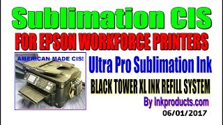 Best Sublimation CISS For Epson WF3640 WF3620  Built In The USA [upl. by Goss]