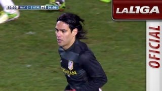 Gol de Radamel Falcao 21 en Rayo Vallecano  Atlético de Madrid  HD [upl. by Kcira]