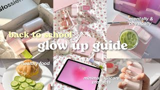 🍵🩰how to glow up for school during summer💌 Pinterest girl back to school glow up guide [upl. by Perri]