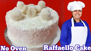 Raffaello Cake Recipe Almond Coconut cake without Oven Kerala kitchen [upl. by Nueormahc]