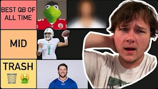 I Ranked Every NFL Quarterback into Tiers [upl. by Tnelc329]