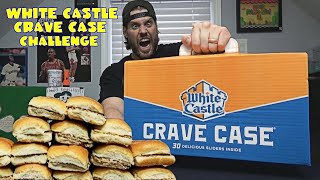 White Castle Crave Case Challenge 30 Burgers 5200 Calories  LA BEAST [upl. by Emeline]