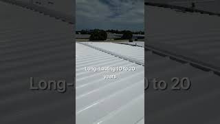 Silicone Coatings for Flat Metal Roofs roofingexperts roofing [upl. by Ima]