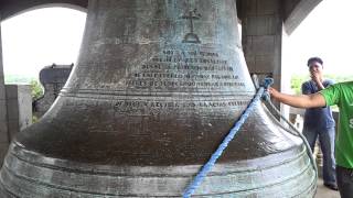 Ringing the 10ton church bell of Panay Capiz [upl. by Dib]