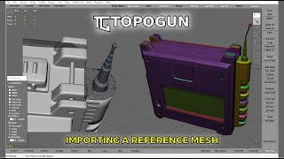 Importing a reference mesh in Topogun 2 [upl. by Dambro741]